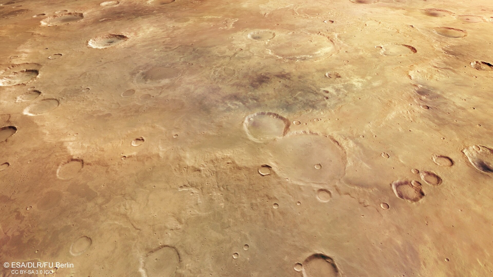 Perspective view of Greeley Crater