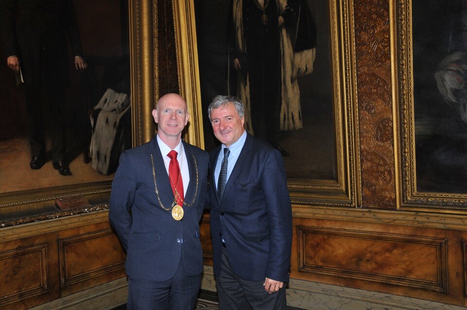 Depute Lord Provost, Bailie Philip Braat and Massimo Bandecchi