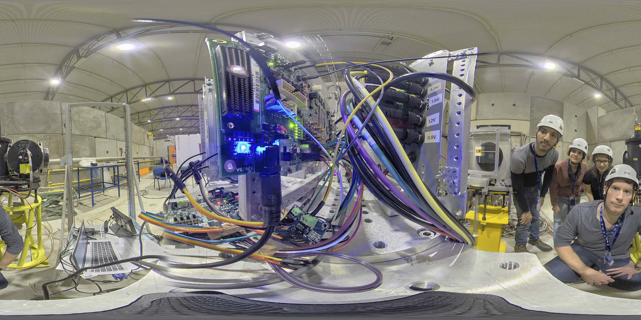 ESA - ESA team blasts Intel's new AI chip with radiation at CERN