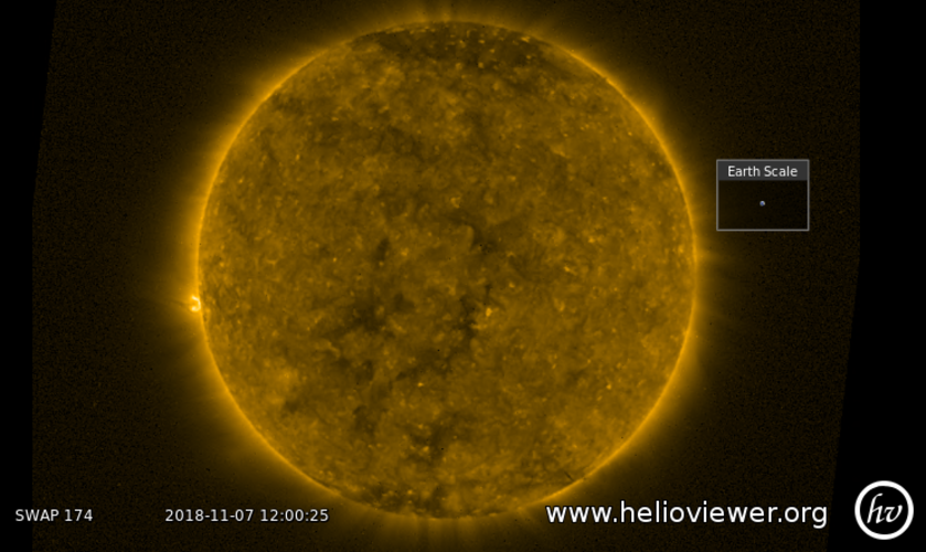 Coronal 'holes' seen by Proba-2