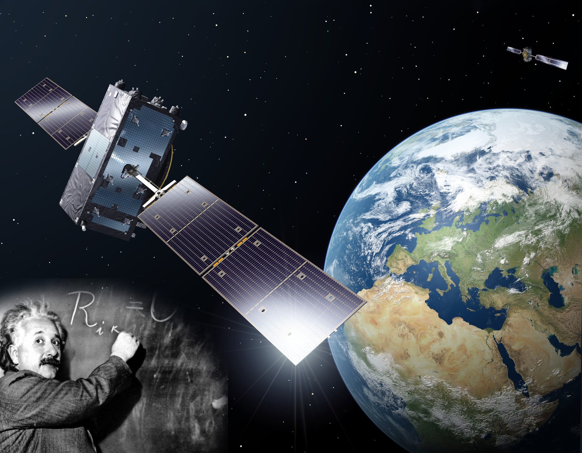 Die Galileo-Satelliten messen die Zeitdilatation nach Einstein
