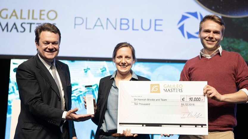Galileo Masters prize winner PlanBlue