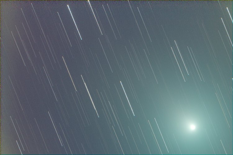 Comet 46P/Wirtanen from South-East France