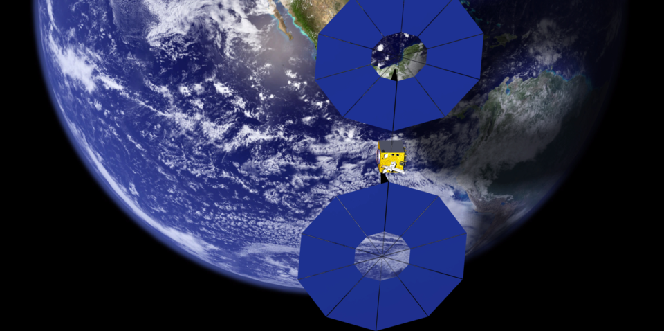 SpaceTug for orbit-raising via electric propulsion