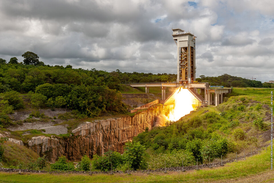 P120C booster testing at Europe's Spaceport