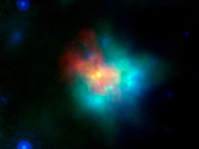 Multi-wavelength view of a supernova remnant