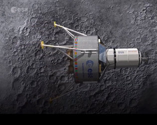Spaceships EAC heading for the Moon video
