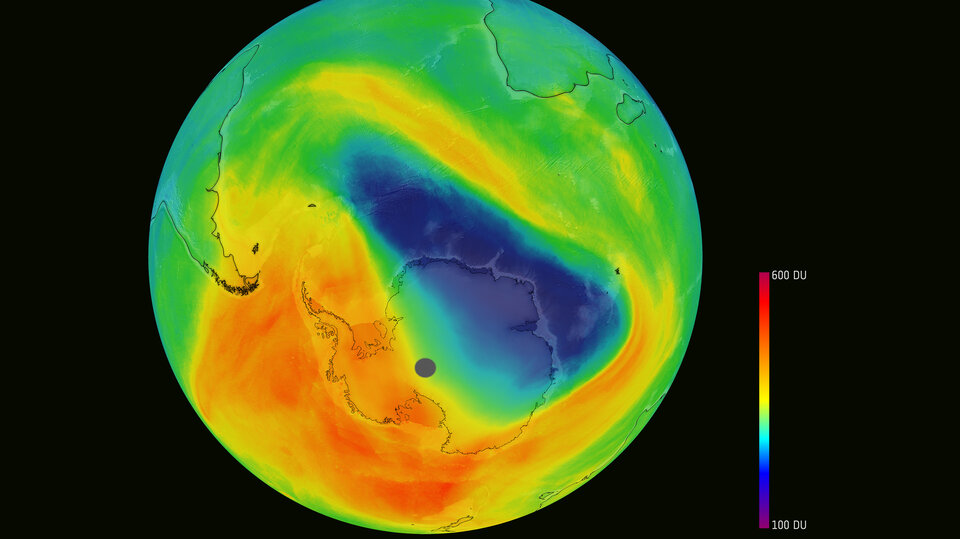 Le trou d’ozone antarctique
