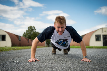 Tim Peake training for Mission X