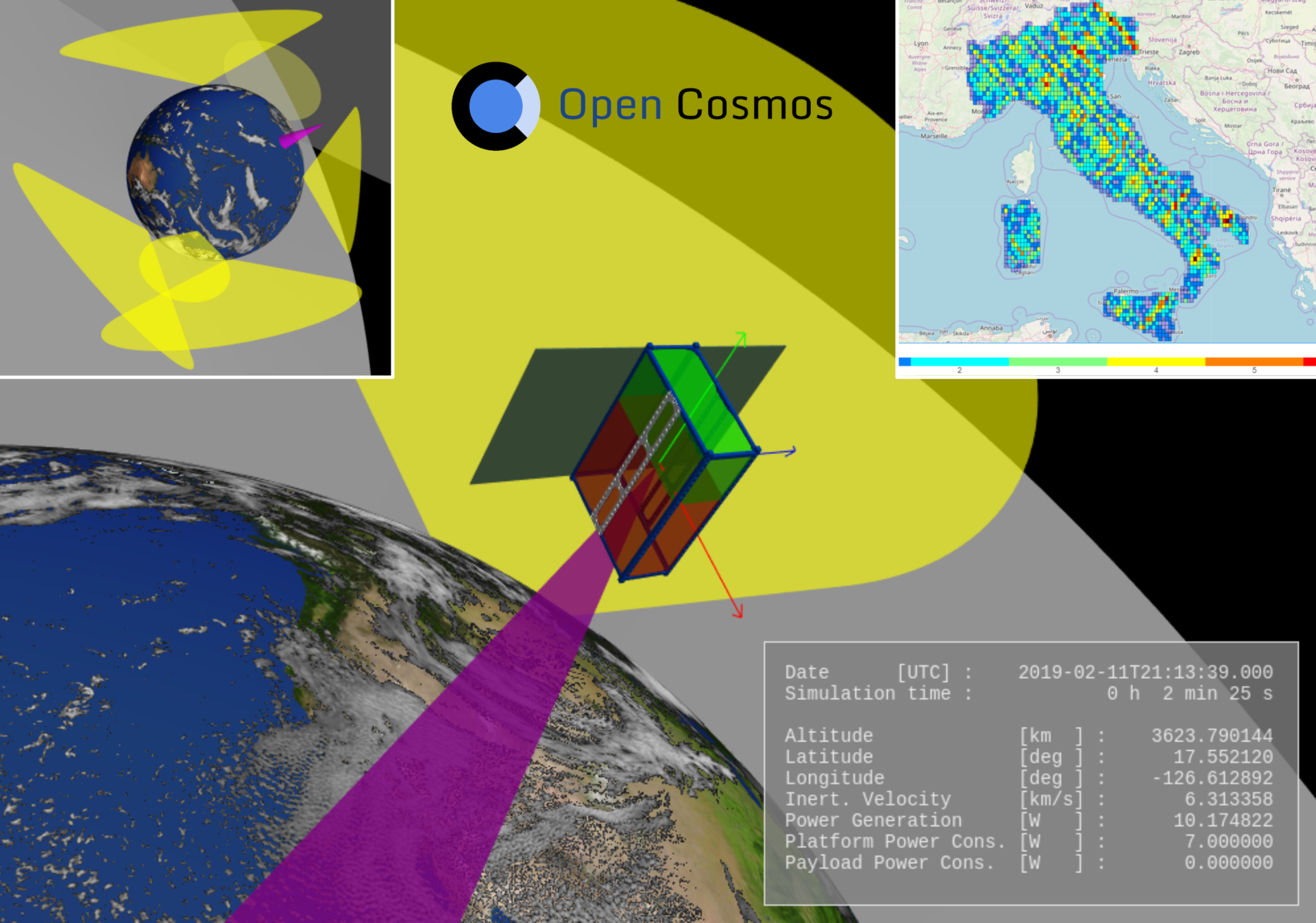 Open Cosmos mission simulator