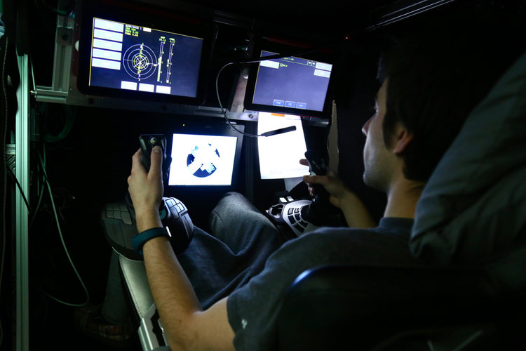 Soyuz simulator in Antarctica 