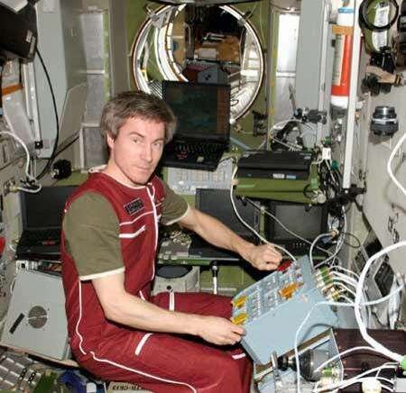 Sergei Krikalev on ISS
