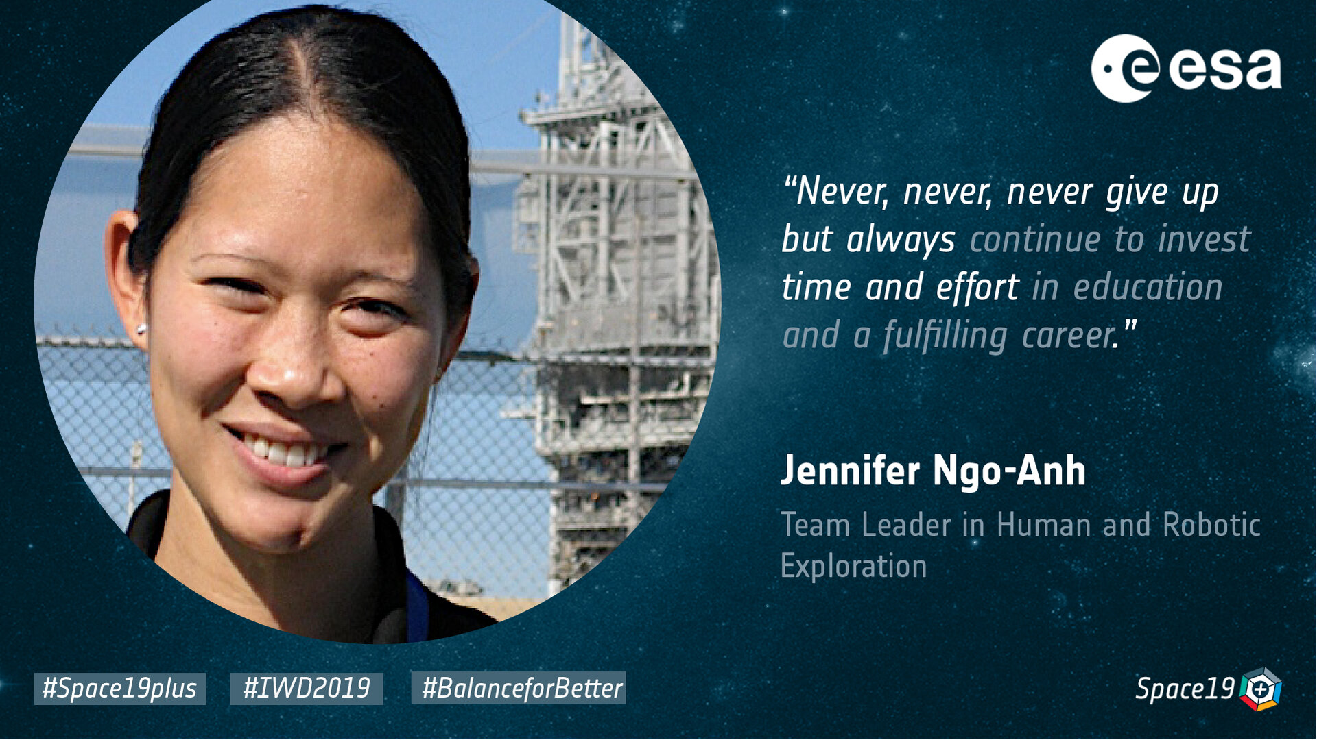 Jennifer Ngo-Anh, Team Leader, Human and Robotic Exploration