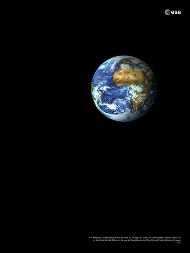 Meteosat 2-Bild der Erde