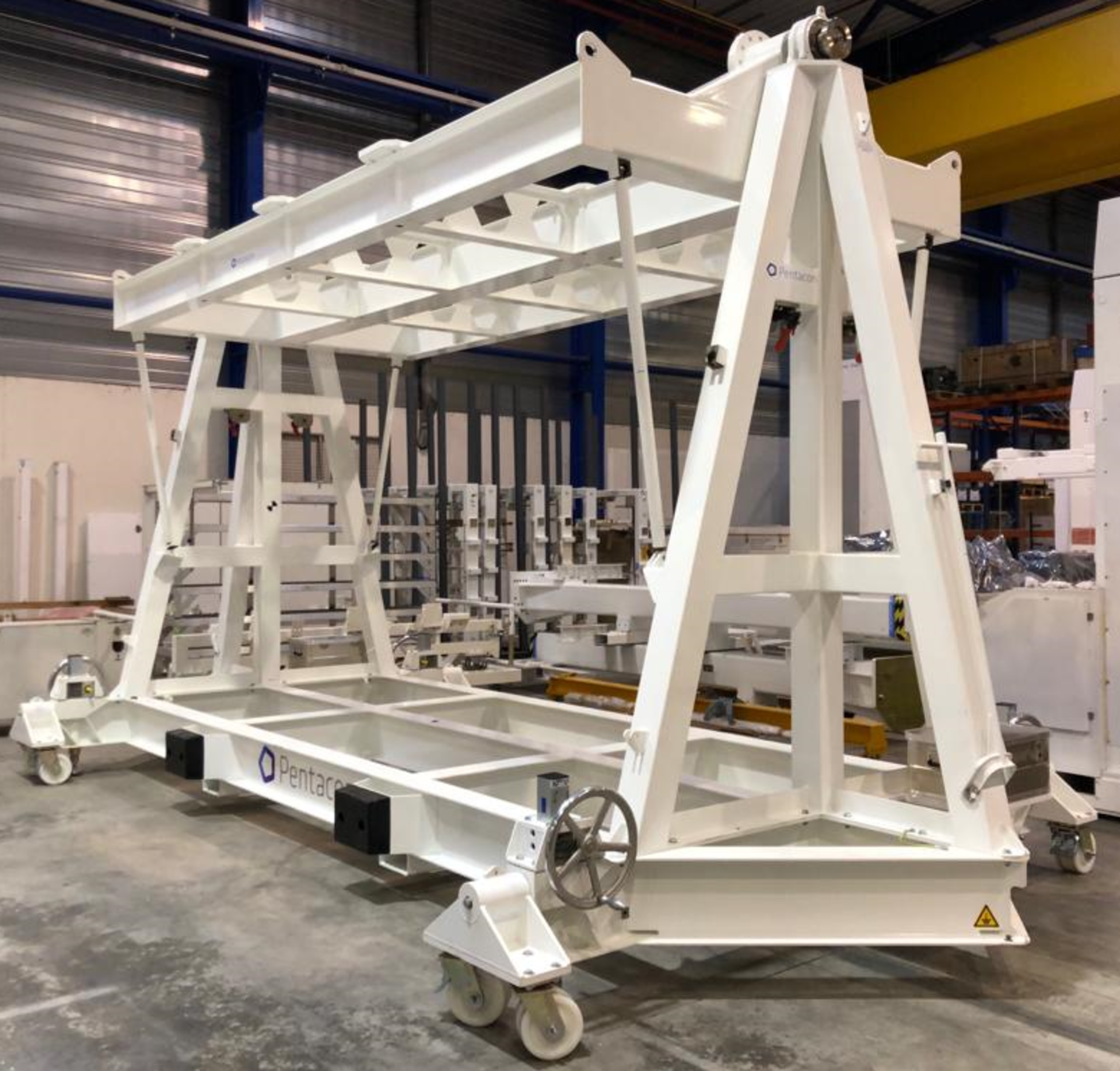 Payload tilting trolley for the KONNECT satellite