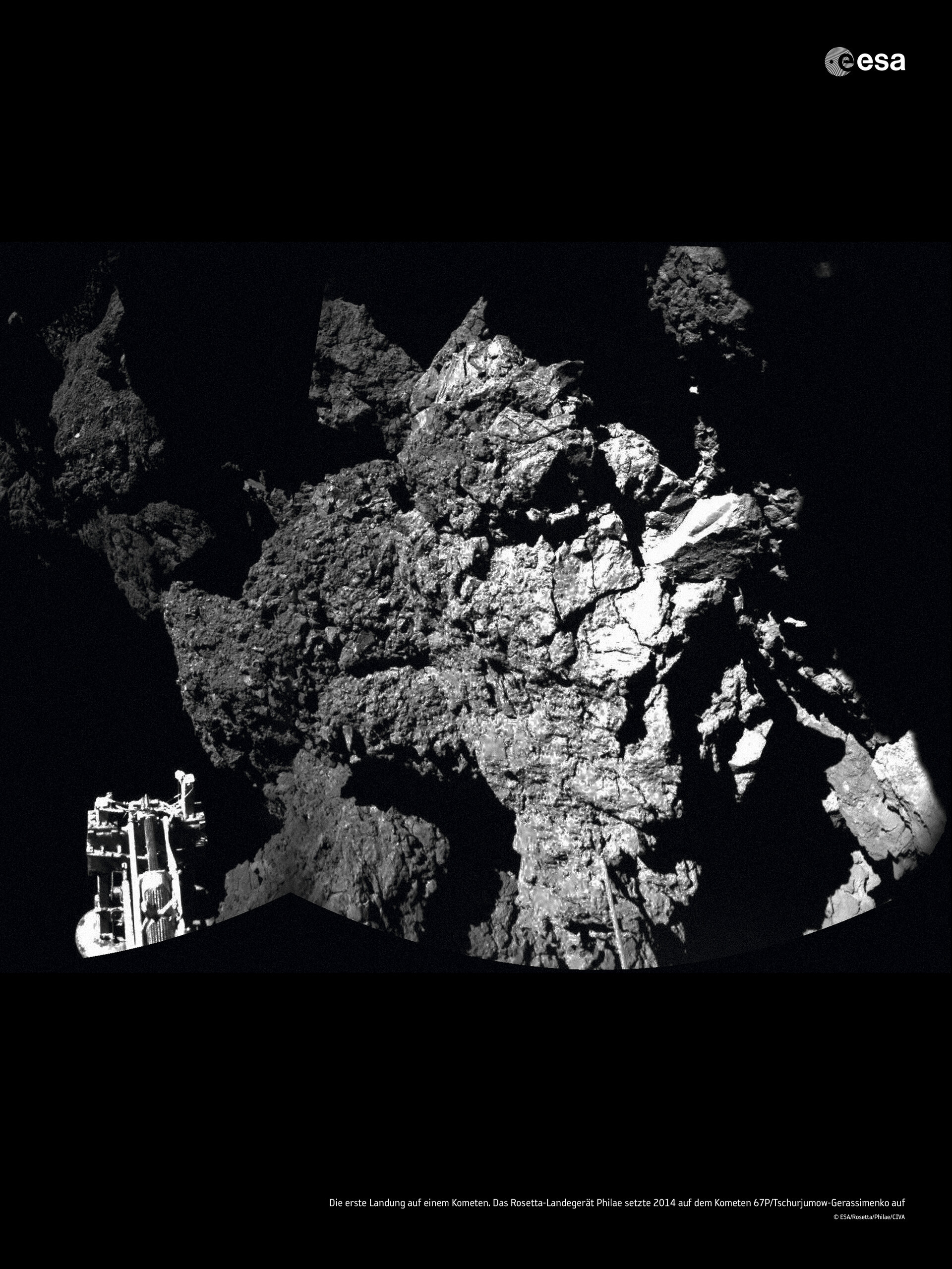 Rosetta, die erste Landung auf einem Kometen