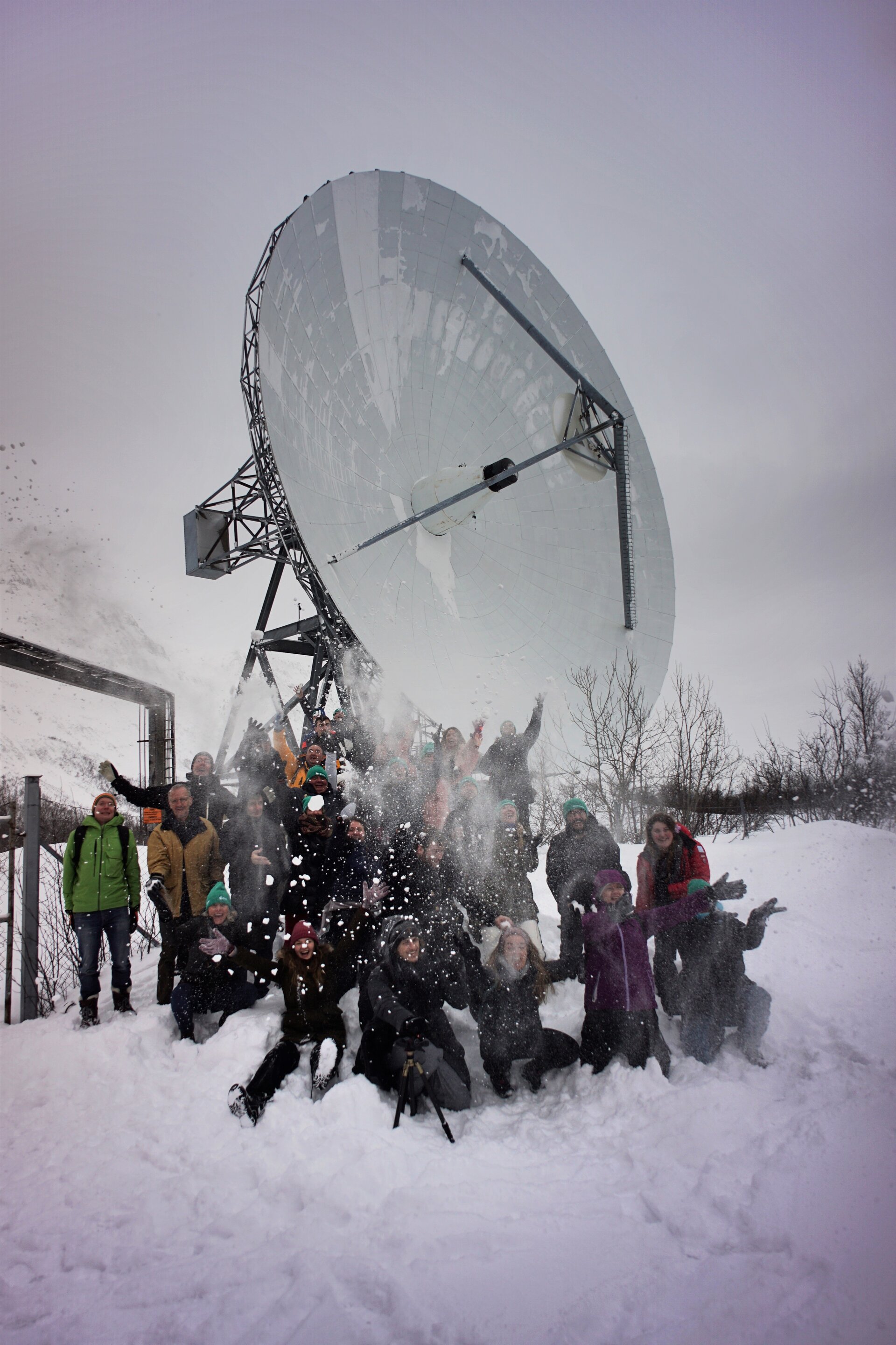 #AuroraHunters at Eiscat, Tromso