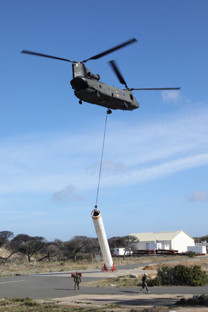 Drop test of microlauncher first stage