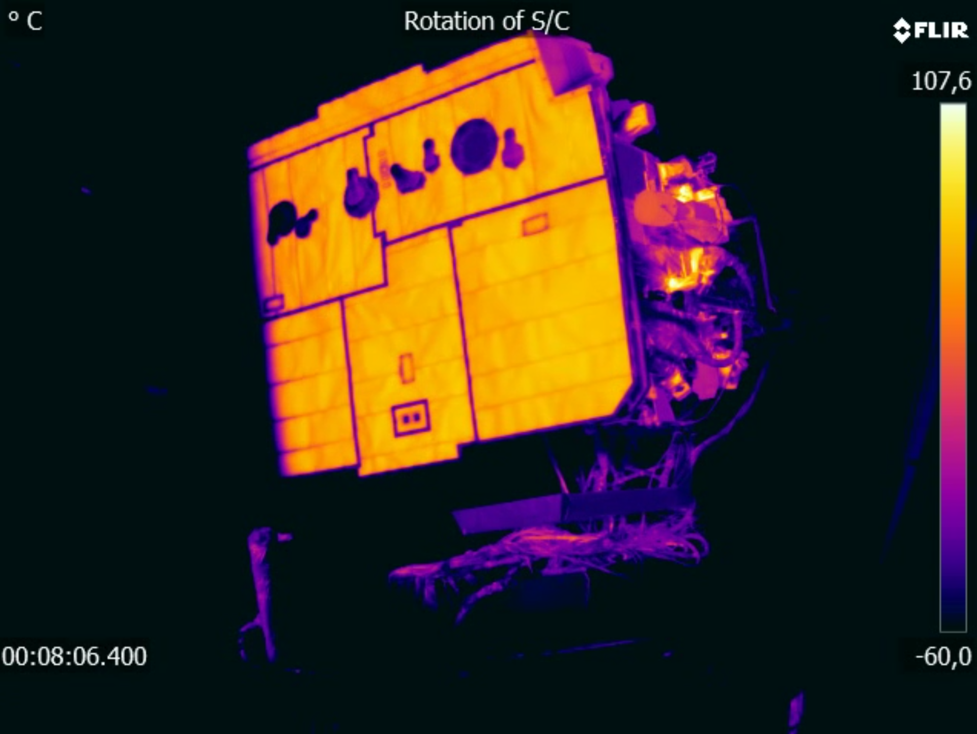 Solar Orbiter during thermal-vacuum tests