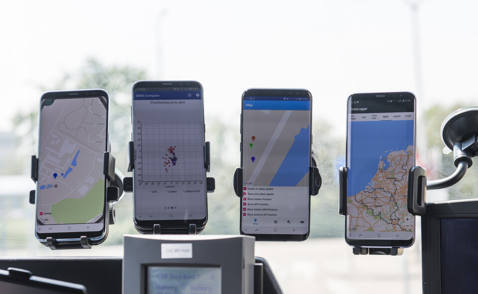 Prüfung der Smartphone-Satellitennavigation