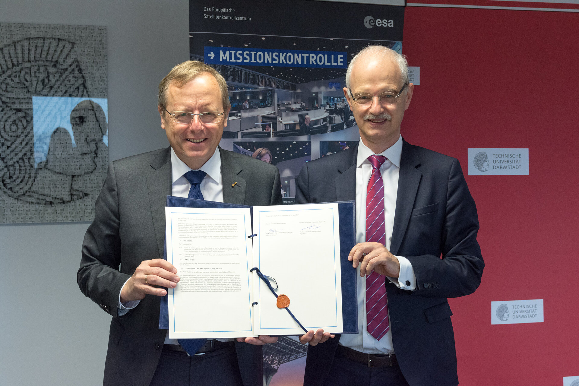 TU Darmstadt und ESA vertiefen ihre Kooperation