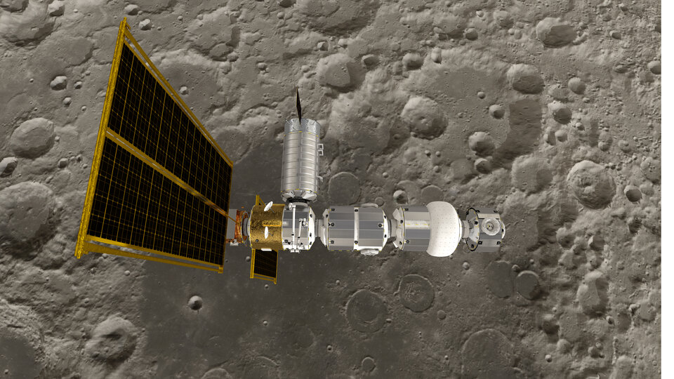 La estación espacial Gateway servirá de escala para misiones a la Luna y a Marte 