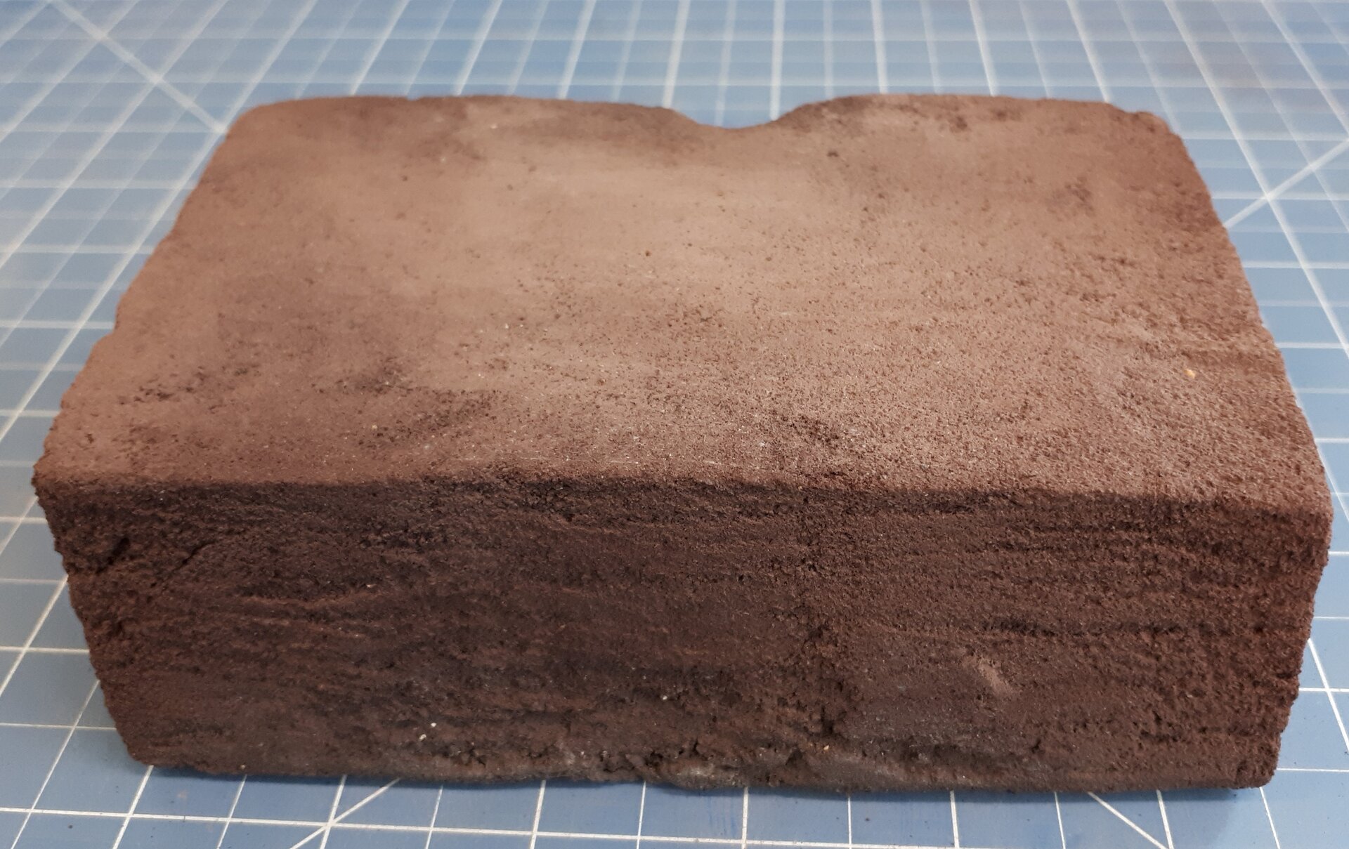 Artificial regolith brick