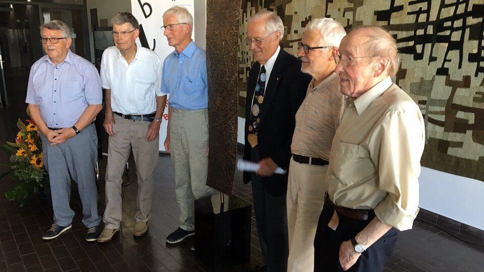 Ceremony honouring Prof. Geiss in Bern 