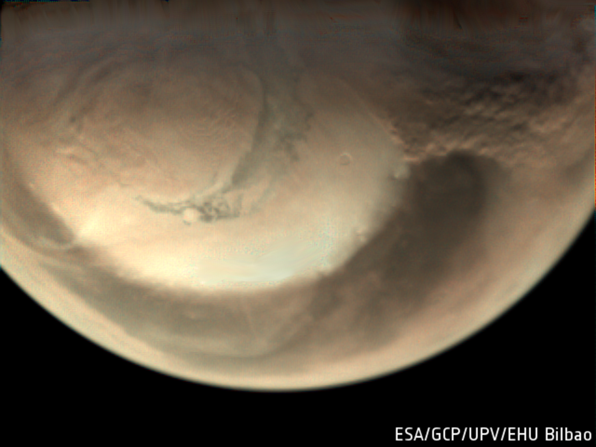 Mars dust storm