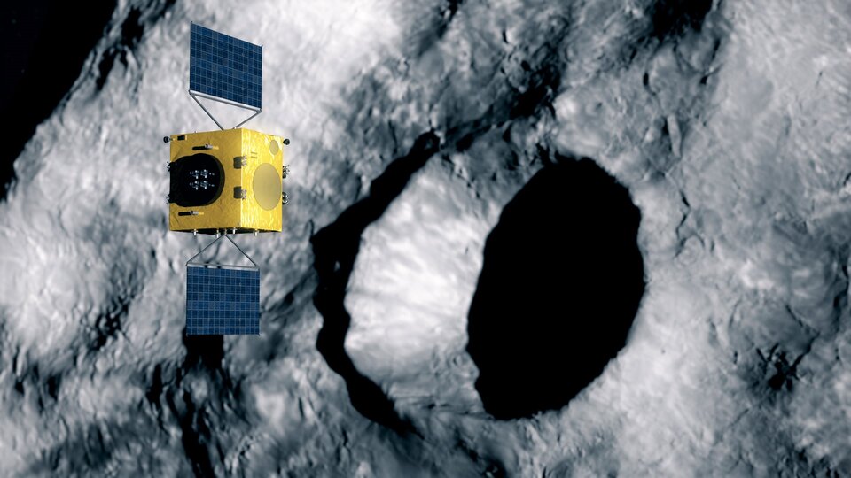 Hera scans DART’s impact crater