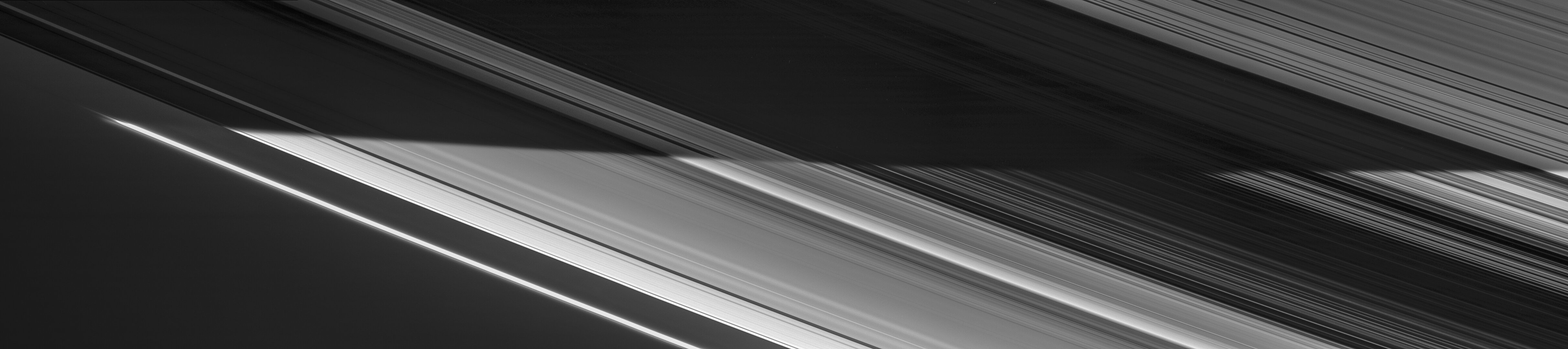 Dividing night from day on Saturn's rings