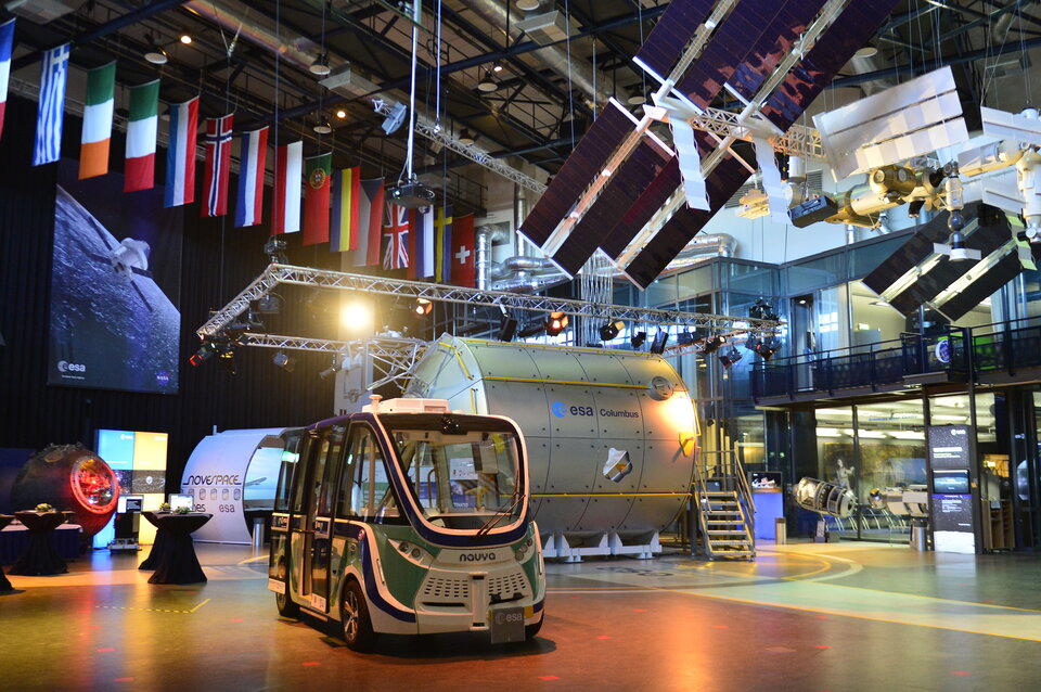 Driverless vehicle at ESA technical centre