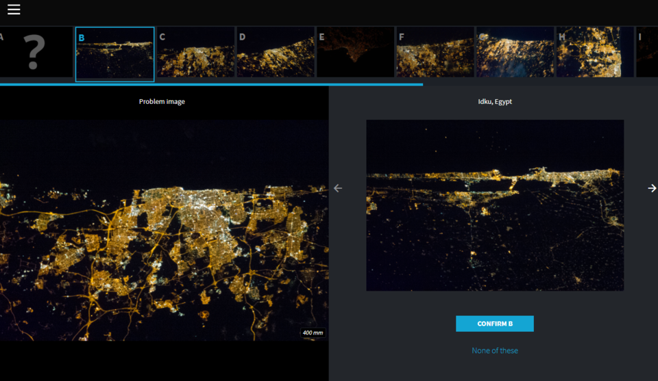 Lost at Night interface