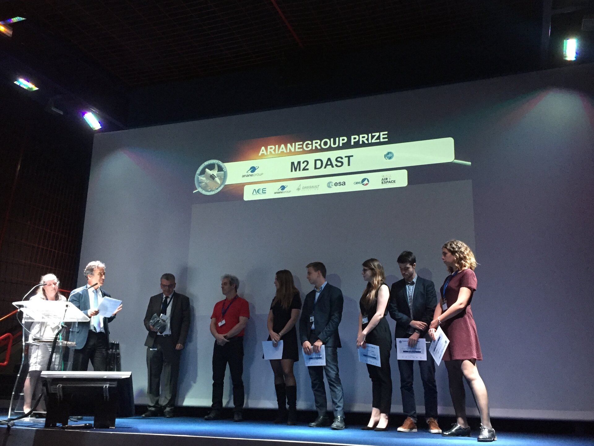 M2 DAST team received the Arianegroup prize for their legal project