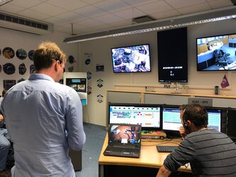 European Astronaut Centre control room during Analog-1