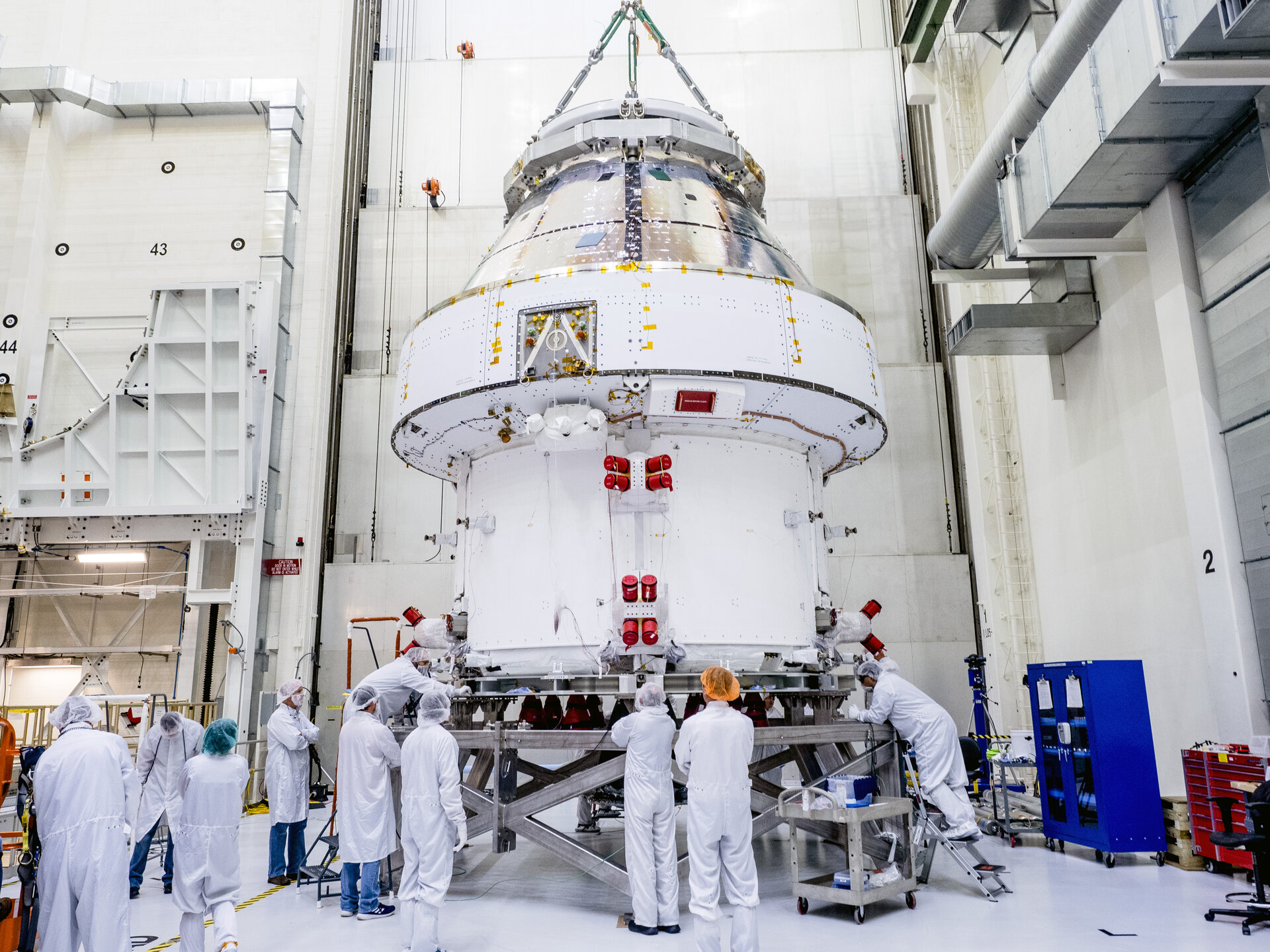 Esa Orion Spacecraft Arrives At Plum Brook