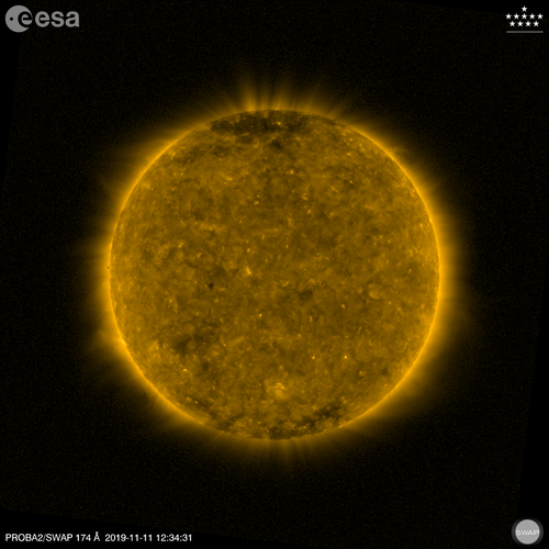 Proba-2 watches Mercury transit