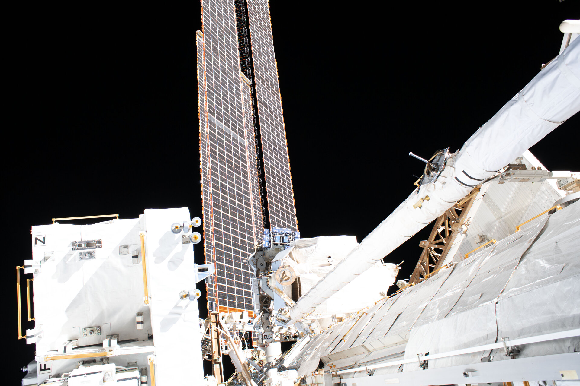 Spacewalk solar arrays