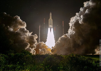 Ariane 5 liftoff