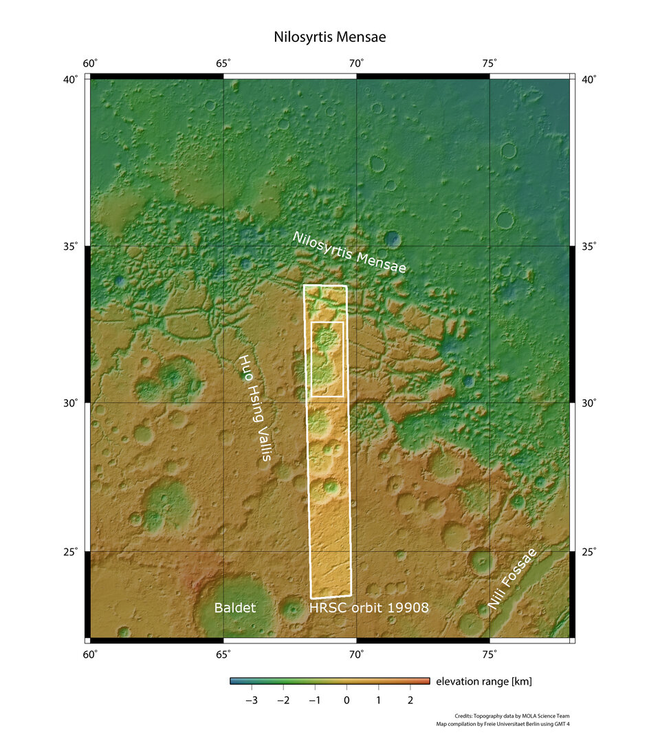 Nilosyrtis Mensae in context