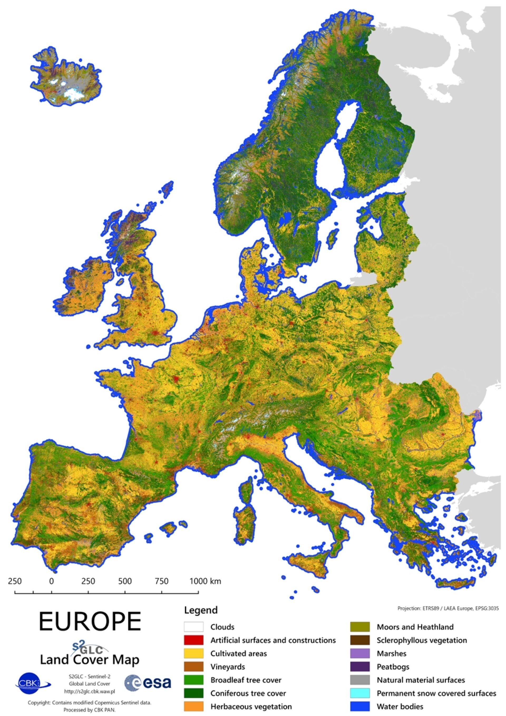 Of europe map Europe: Maps