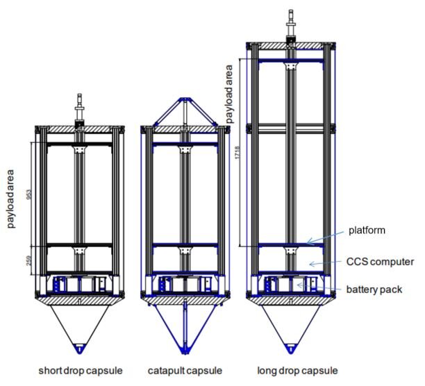 ZARM drop tower capsules 