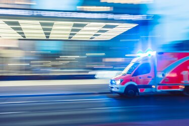 Ambulance speeds to respond