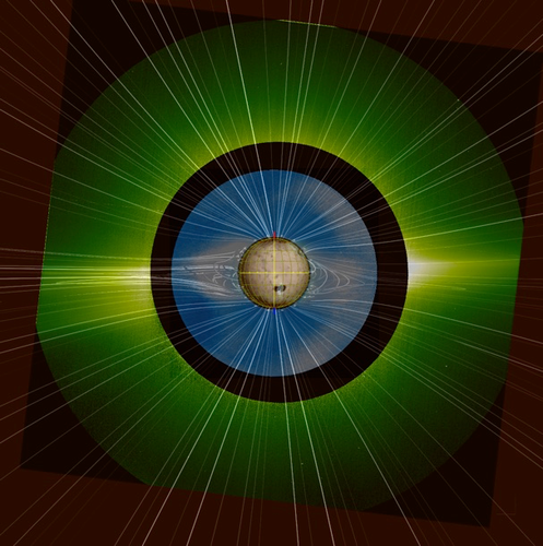 Composite view of the Sun’s corona