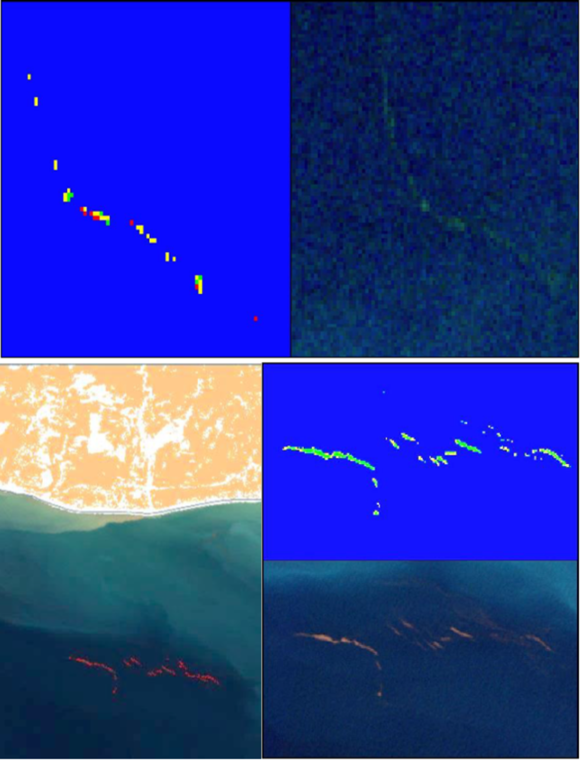 Accumulations of marine litter in the Mediterranean Sea, from satellite imagery processed in a previous ESA project related to marine litter