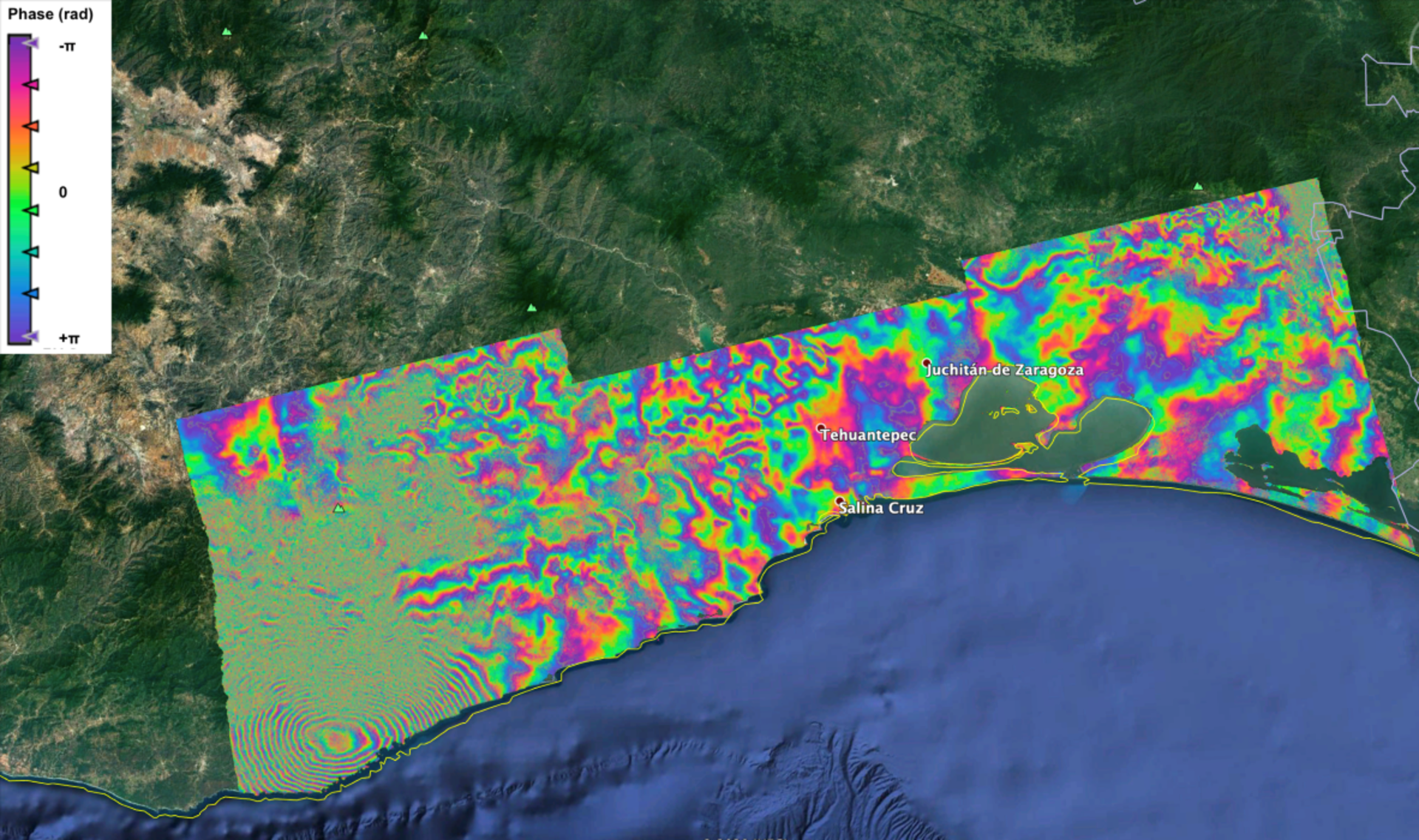 Oaxaca interferogram