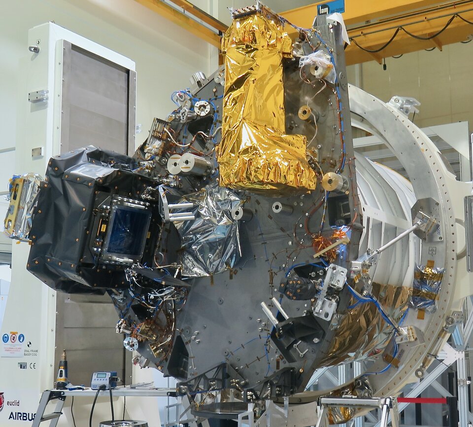 Les instruments VIS (à gauche) et NISP (à droite) du module de charge utile d’Euclid