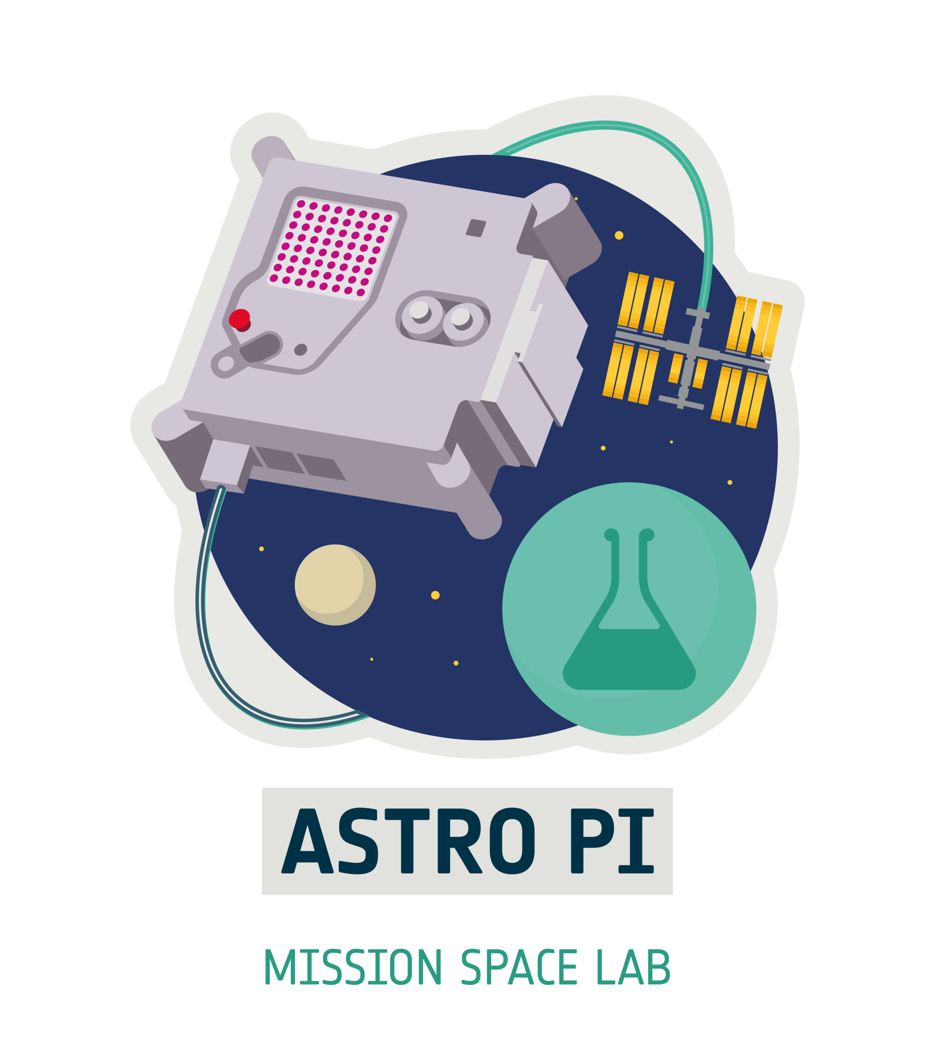 Astro Pi Mission Space Lab key visual 