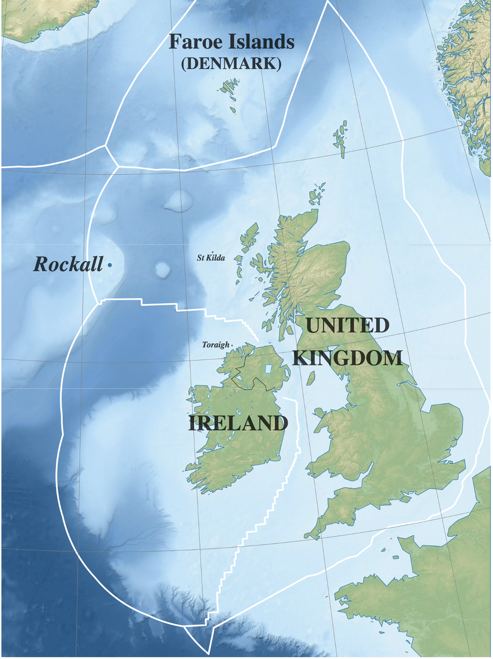 UK and Ireland's Exclusive Economic Zones