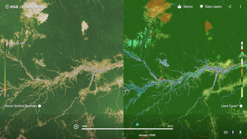 Une terre de changements